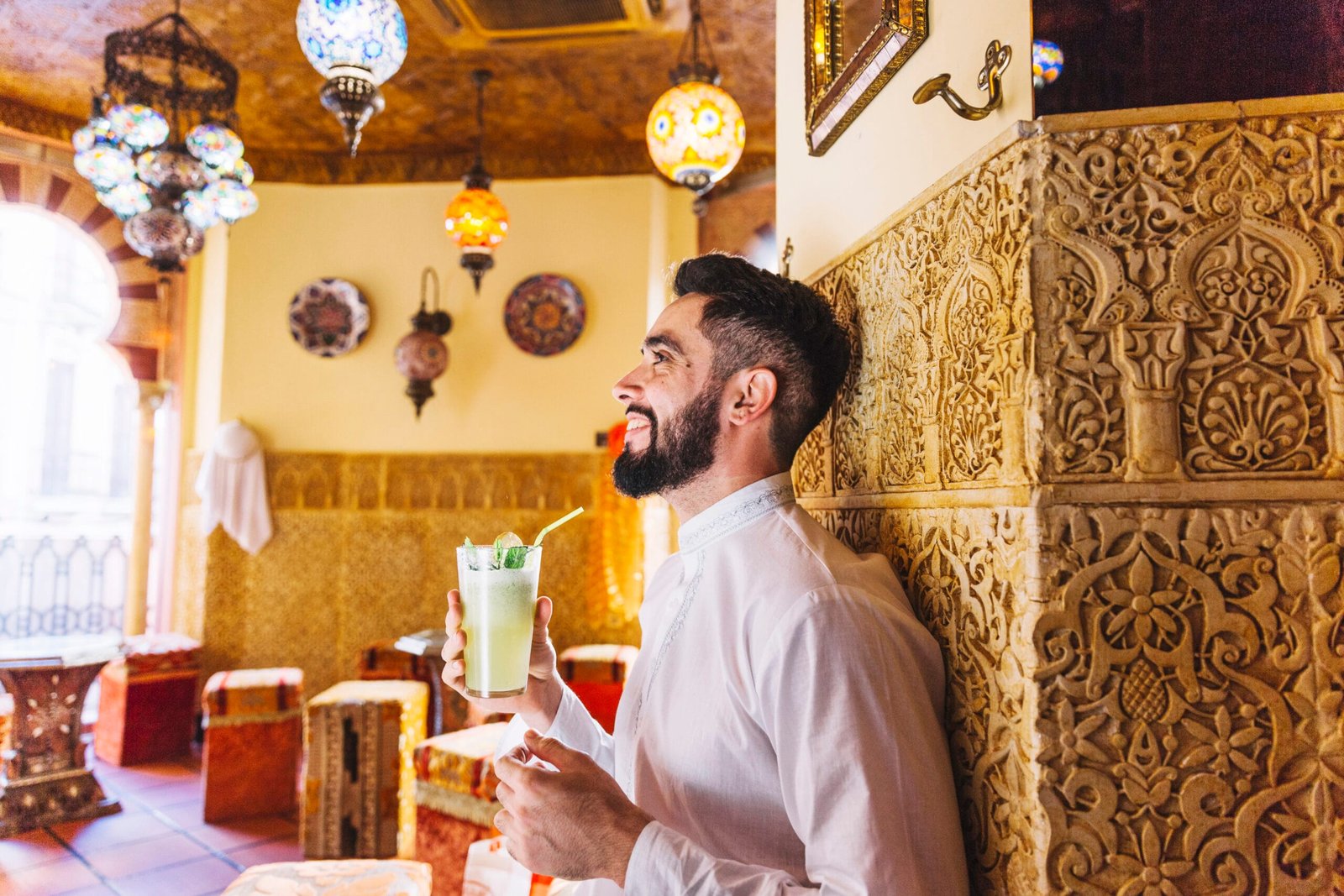 muslim-man-sitting-restaurant